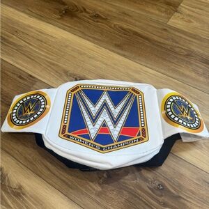 WWE Women's Champion Belt with Blue and Gold Accents